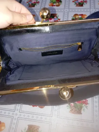 Bolso Bimba y Lola azul y dorado