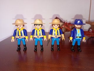 Playmobil diligencia 7648 y tropa nordista