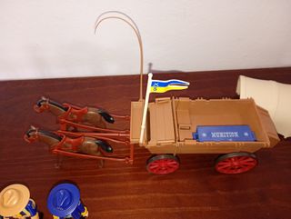 Playmobil diligencia 7648 y tropa nordista