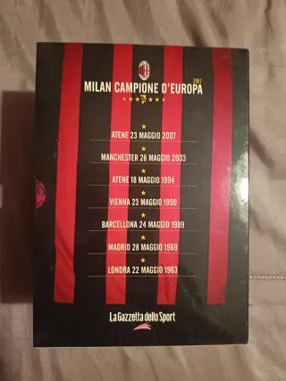 Cofanetto Milan Campione d'Europa 7 DVD