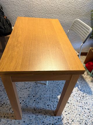 Mesa comedor extensible madera