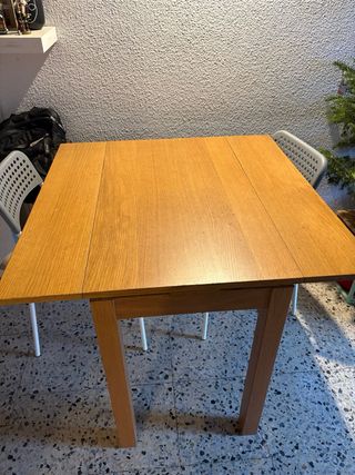 Mesa comedor extensible madera