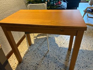 Mesa comedor extensible madera