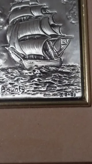 Quadretto Navetta Argento 925, metallo