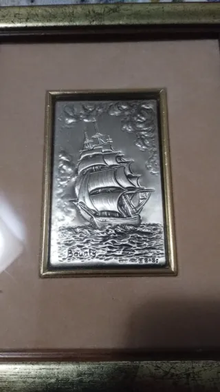 Quadretto Navetta Argento 925, metallo