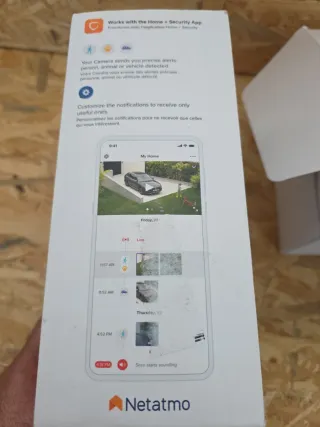 Cámara Vigilancia Exterior Netatmo con Sirena