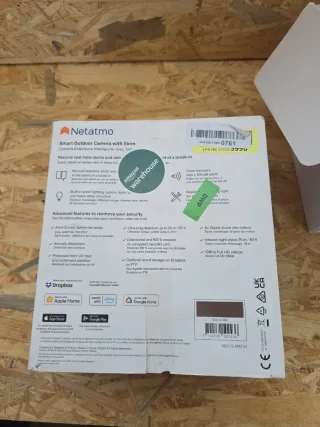Cámara Vigilancia Exterior Netatmo con Sirena