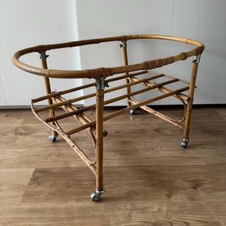 Estructura bambú moisés/minicuna con ruedas