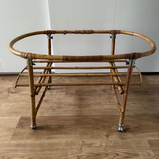 Estructura bambú moisés/minicuna con ruedas