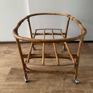 Estructura bambú moisés/minicuna con ruedas