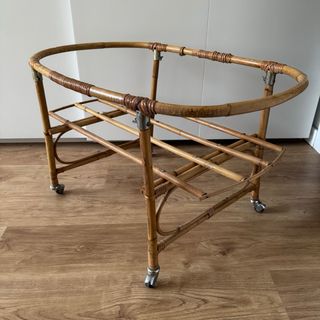 Estructura bambú moisés/minicuna con ruedas
