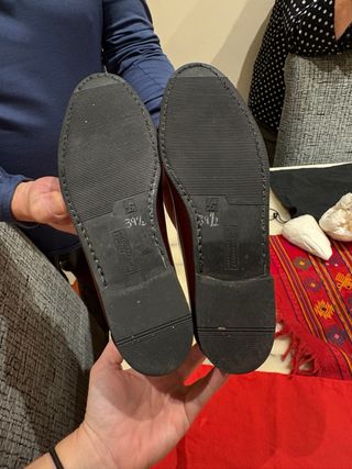 Zapatos Castellanos Mujer Borlas Burdeos