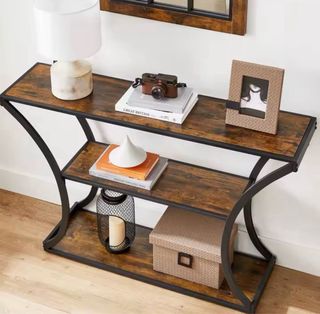 Mobile ingresso in legno e metallo