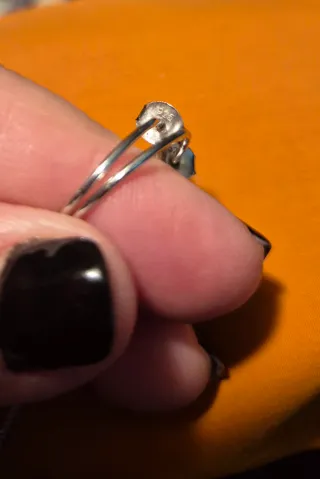 Pendientes Plata 925 Pluma y Cruz