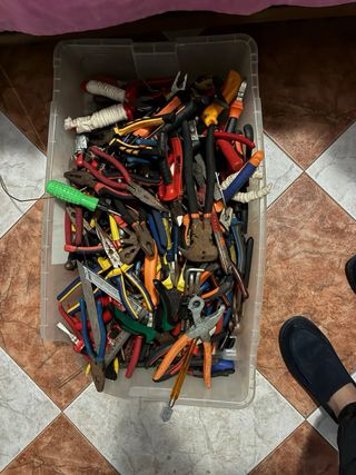 Lote herramientas manuales