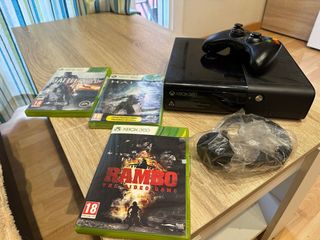 Xbox 360 250GB + Mando + 3 Juegos + Auriculares