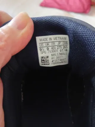 Zapatillas Adidas Hombre Azul/Blanco