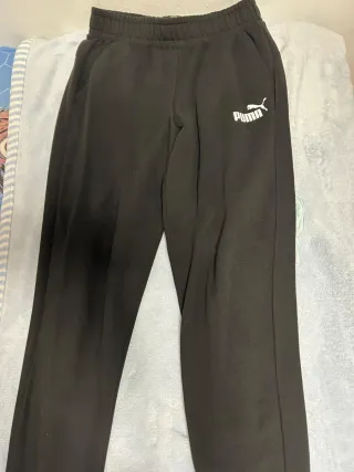 Conjunto chándal Puma negro de niño talla 14