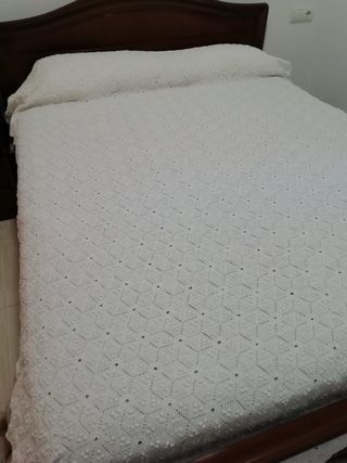 2 Colchas Blancas Individuales