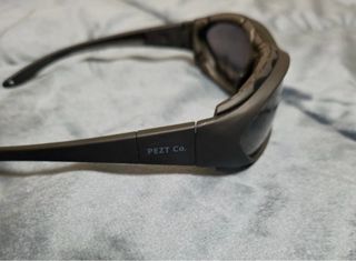 Occhiali balistici neri con lenti intercambiabili