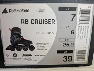 Patines en línea Rollerblade negros talla 39