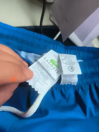 Chándal Lacoste Azul Talla16