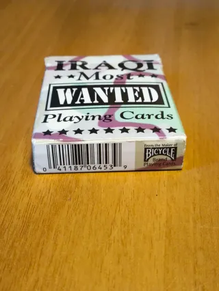 Carte da Poker Iraqi Most Wanted