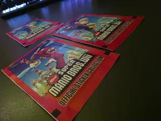 Cromos Vintage Mario Bros Wii Nintendo