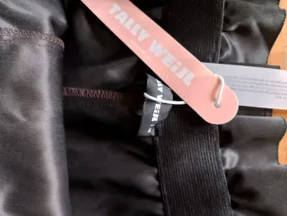 Tally Weijl shorts finta pelle marrone nuovo S