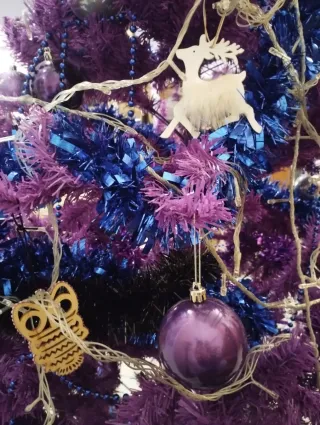 Albero di Natale 2m con Palle e Luci