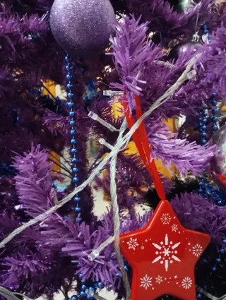 Albero di Natale 2m con Palle e Luci