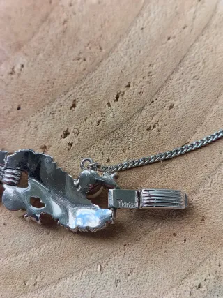 Bracciale Trifari vintage perle argento