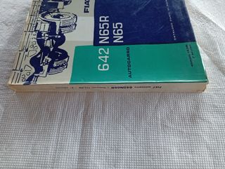 FIAT 642 N65R N65 Autocarro Catalogo Ricambi 1962