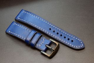 Cinturino artigianale in pelle per orologi Panerai, Rolex