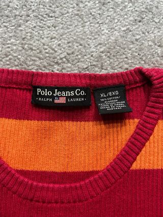 Jersey Ralph Lauren Rojo y Naranja