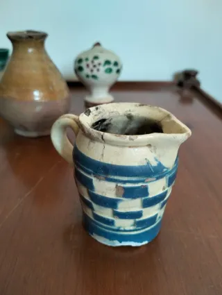 Set 5 Ceramiche Antiche Vasi Brocche