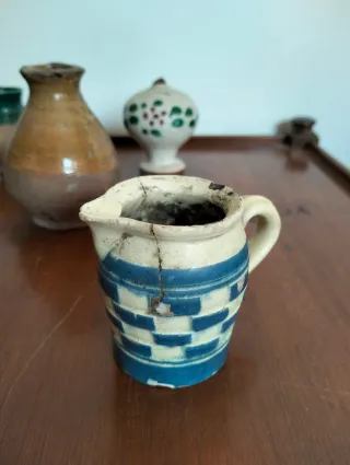 Set 5 Ceramiche Antiche Vasi Brocche