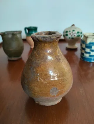 Set 5 Ceramiche Antiche Vasi Brocche