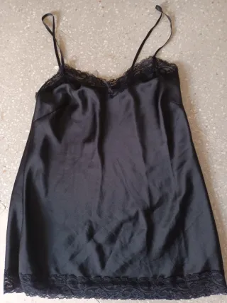 Negro Lencero Encaje