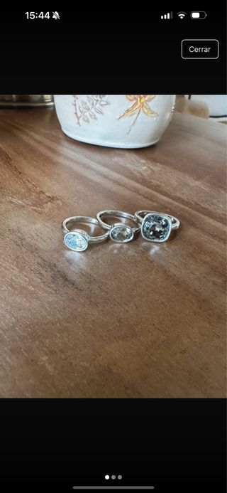 Conjunto de 3 anillos