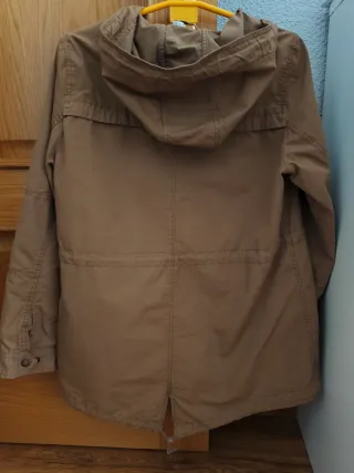 Parka mujer color camel