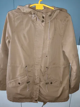 Parka mujer color camel