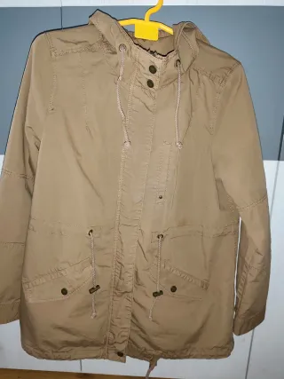 Parka mujer color camel
