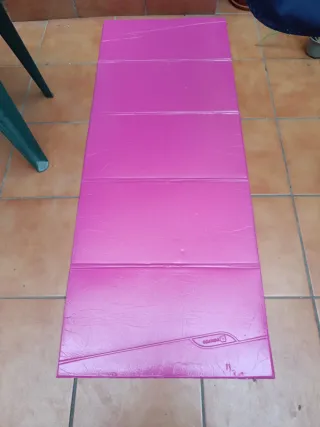 Esterilla Pilates/Camping Plegable Rosa