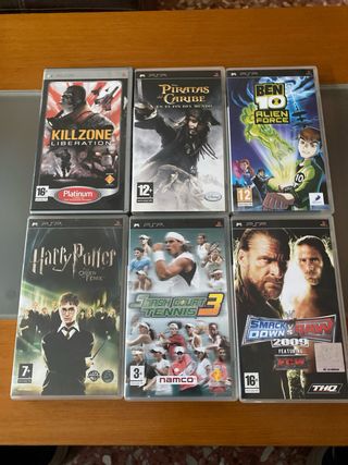 Lote 6 Giochi PSP: Killzone, Piratas, Ben 10