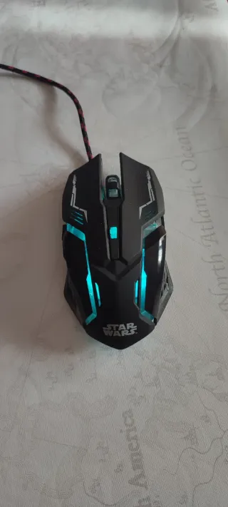 Ratón Gamer Star Wars Negro y Verde