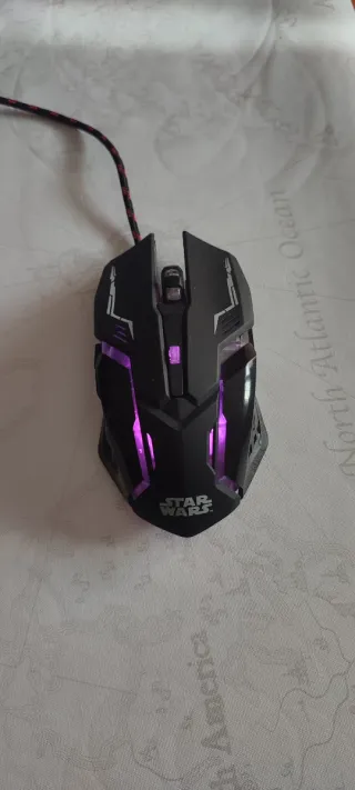 Ratón Gamer Star Wars Negro y Verde
