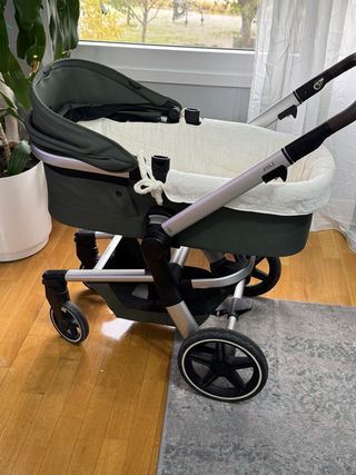 Vestidura per fasciatoio di Pipa y Limón in pizzo color crudo