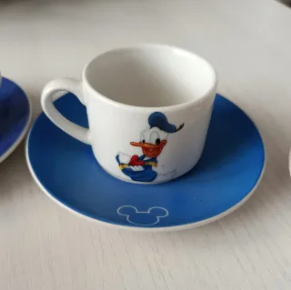 Confezione da 6 tazze con piatti - Disney