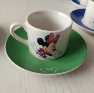 Confezione da 6 tazze con piatti - Disney